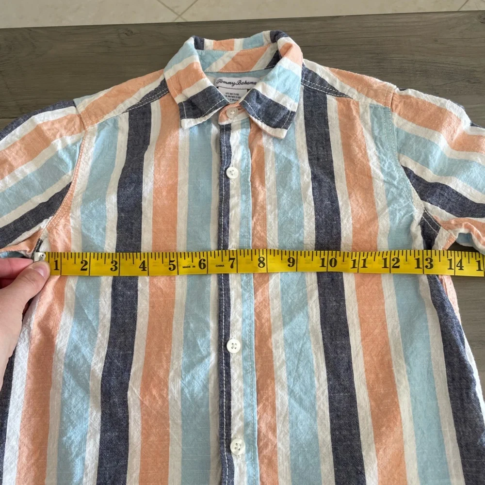 Tommy Bahama boys button down shirt size M 7/8